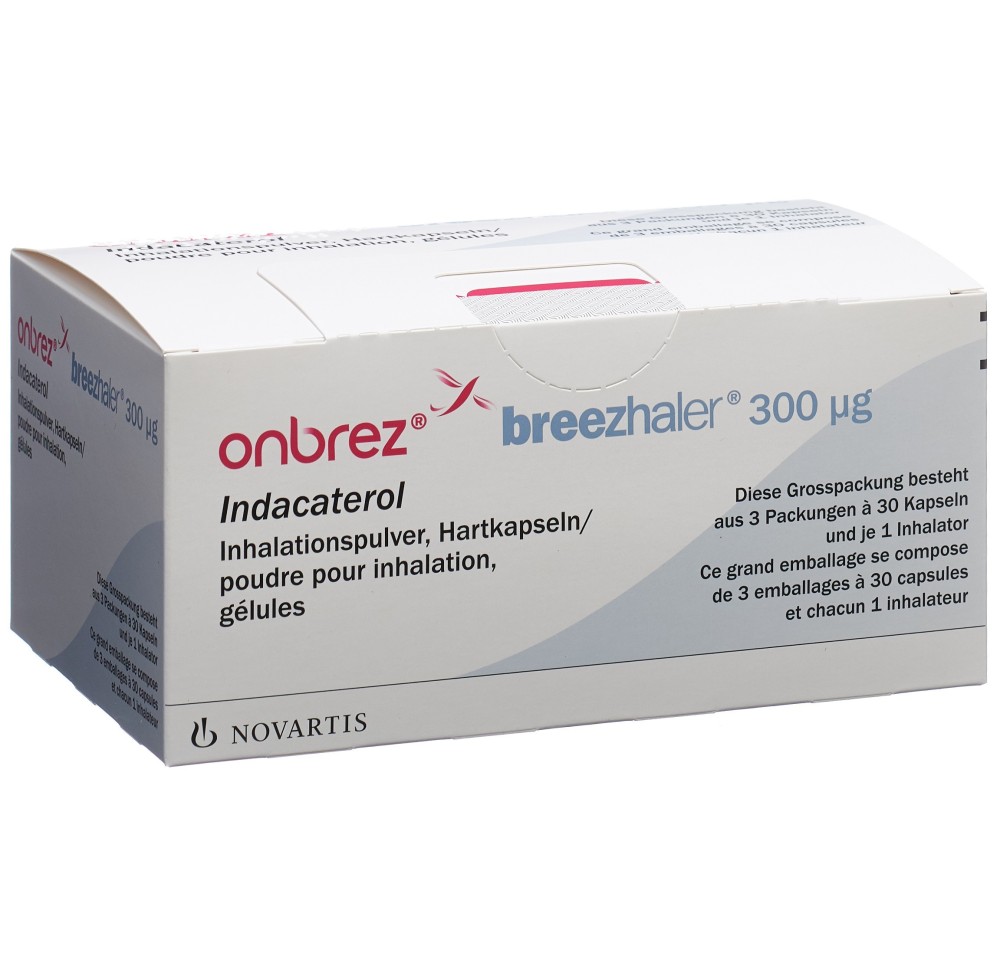 ONBREZ BREEZHALER 0.3 mg 3 x 30 pce ONBREZ BREEZHALER 0.3 mg 3 x 30 pce