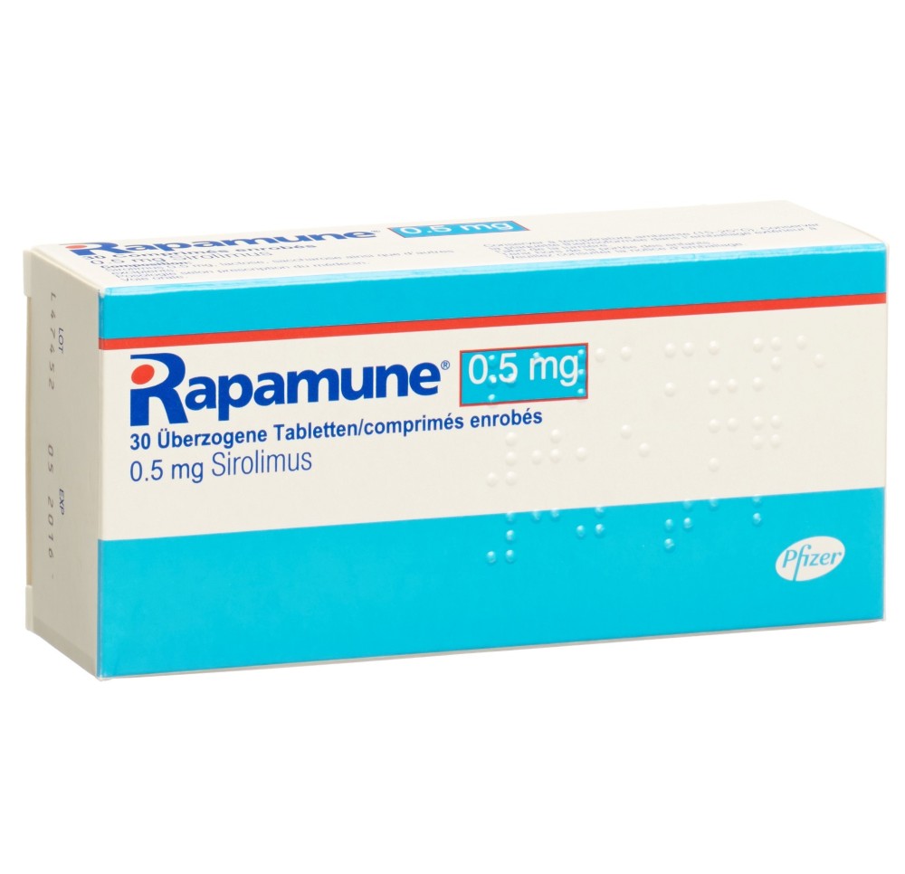RAPAMUNE cpr 0.5 mg 30 pce
