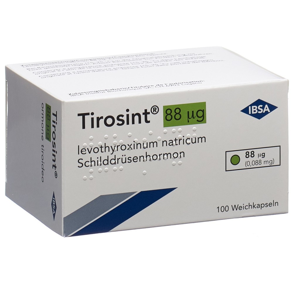 TIROSINT caps moll 88 mcg 100 pce