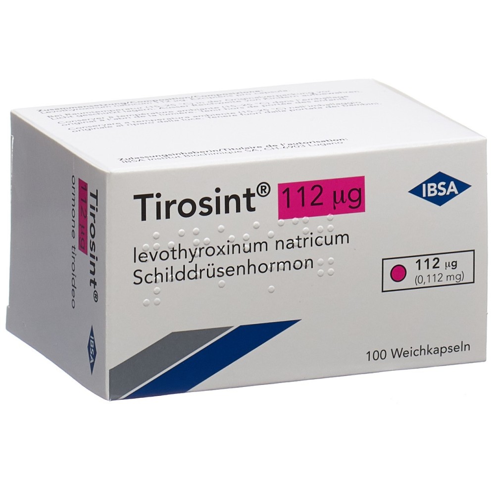 TIROSINT caps moll 112 mcg 100 pce