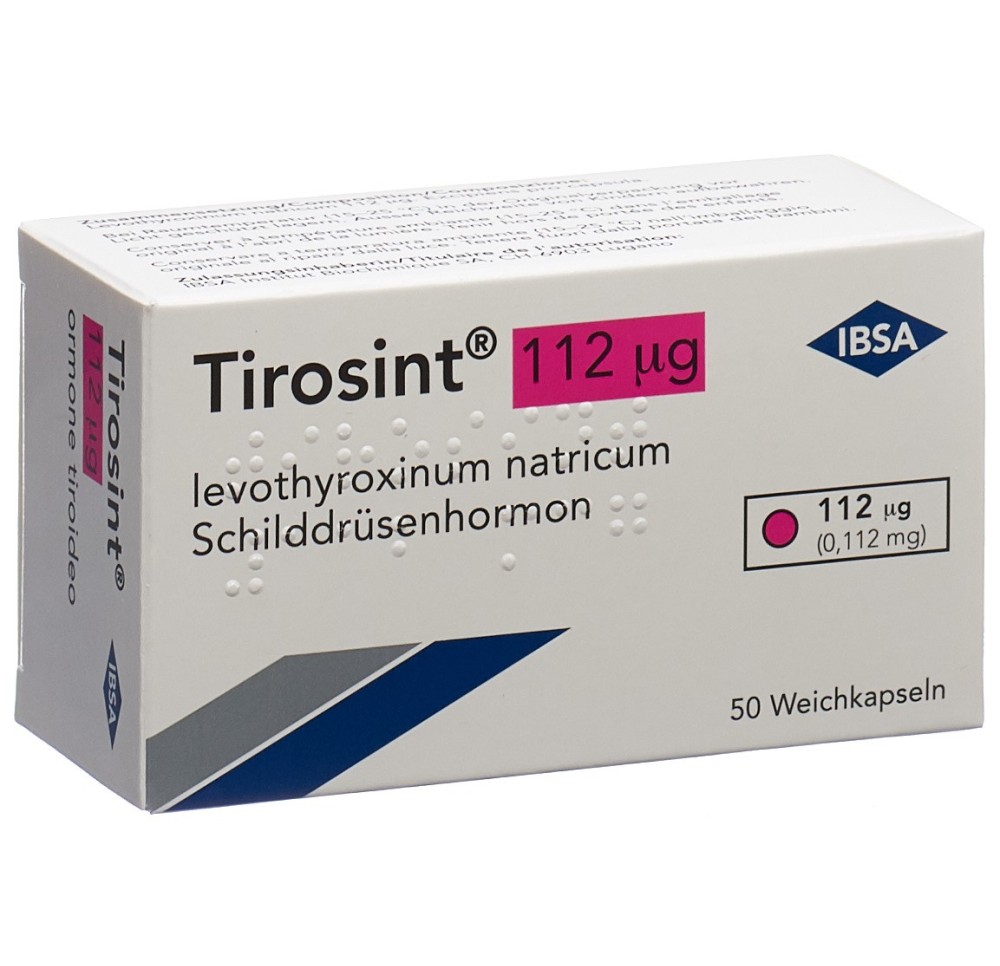 TIROSINT caps moll 112 mcg 50 pce