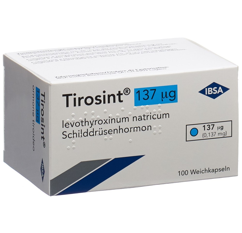 TIROSINT caps moll 137 mcg 100 pce