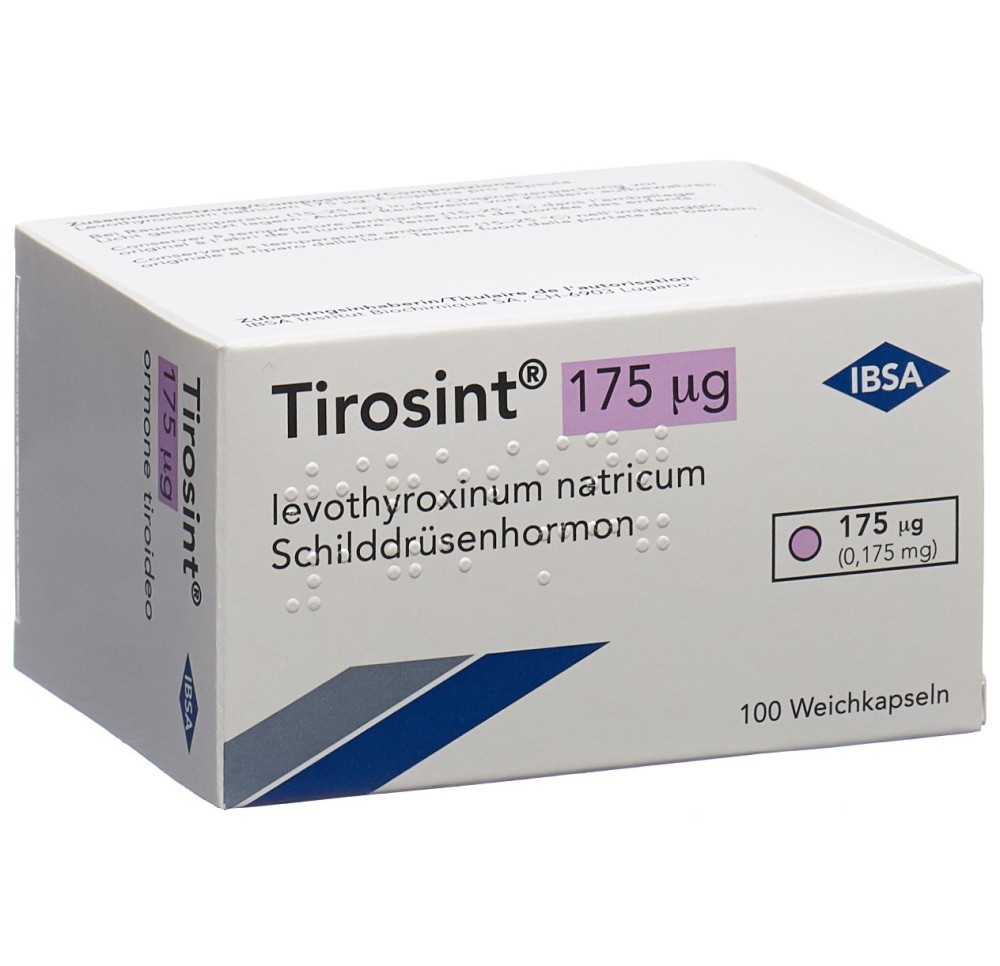 TIROSINT caps moll 175 mcg 100 pce TIROSINT caps moll 175 mcg 100 pce