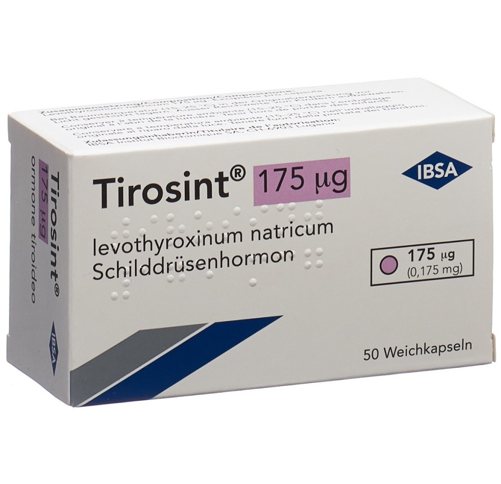 TIROSINT caps moll 175 mcg 50 pce TIROSINT caps moll 175 mcg 50 pce
