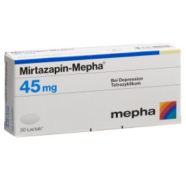 MIRTAZAPIN Mepha cpr pell 45 mg 30 pce
