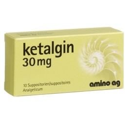 KETALGINE supp 30 mg 10 pce