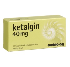 KETALGINE supp 40 mg 10 pce