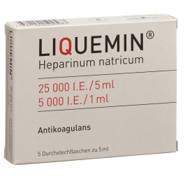 LIQUEMINE sol inj 25000 UI/5ml 5 flac 5 ml