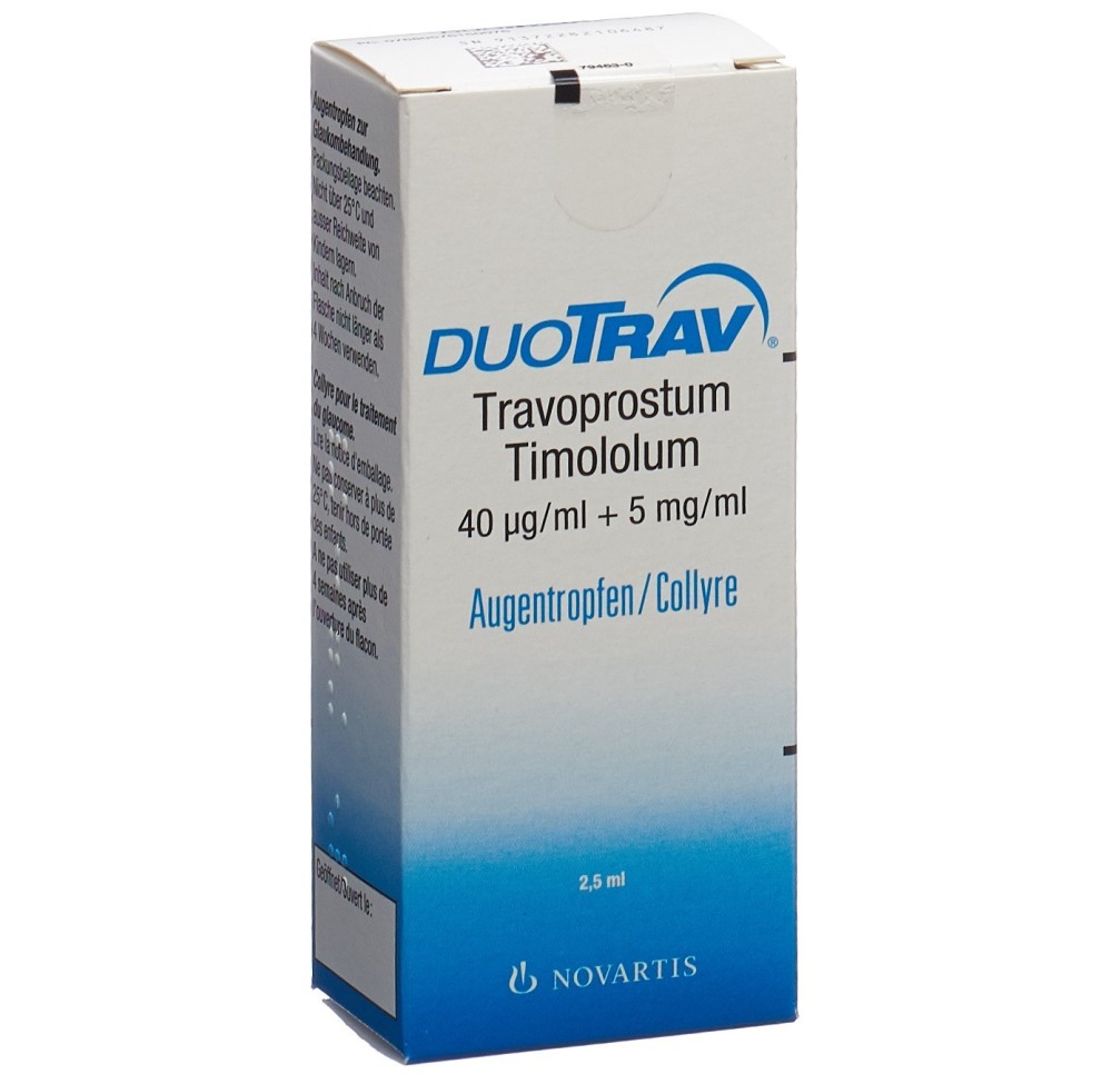DUOTRAV gtt opht fl 2.5 ml DUOTRAV gtt opht fl 2.5 ml