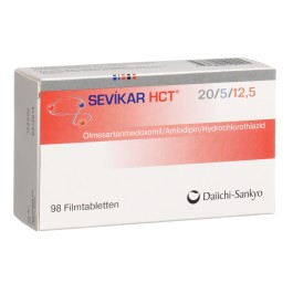 SEVIKAR HCT cpr pell 20/5/12.5 mg 98 pce