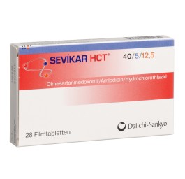 SEVIKAR HCT cpr pell 40/5/12.5 mg 28 pce
