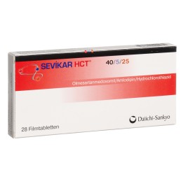 SEVIKAR HCT cpr pell 40/5/25 mg 28 pce