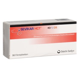 SEVIKAR HCT cpr pell 40/5/25 mg 98 pce