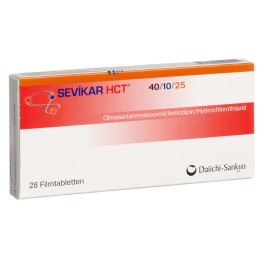 SEVIKAR HCT cpr pell 40/10/25 mg 28 pce
