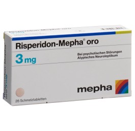 RISPERIDON Mepha oro cpr orodisp 3 mg 28 pce