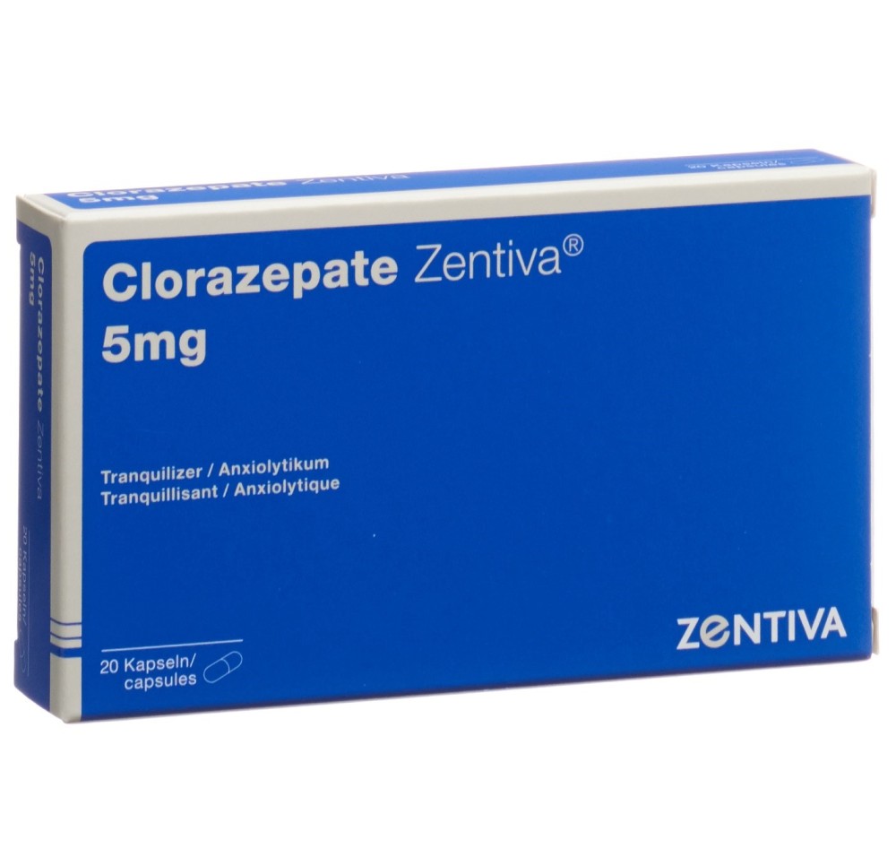 CLORAZEPATE Zentiva caps 5 mg 20 pce CLORAZEPATE Zentiva caps 5 mg 20 pce