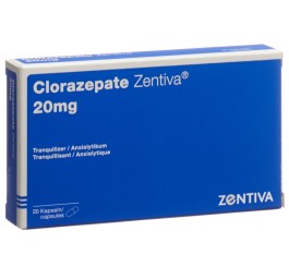 CLORAZEPATE Zentiva caps 20 mg 20 pce