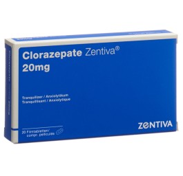 CLORAZEPATE Zentiva cpr pell 20 mg 20 pce