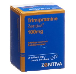 TRIMIPRAMINE Zentiva cpr 100 mg bte 20 pce