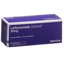 LEFLUNOMIDE Zentiva cpr pell 20 mg bte 30 pce