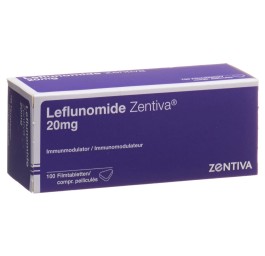LEFLUNOMIDE Zentiva cpr pell 20 mg bte 100 pce