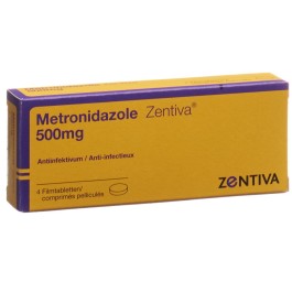 METRONIDAZOLE Zentiva Tricho cpr pell 500 mg 4 pce