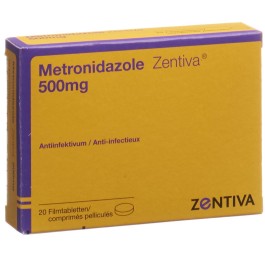 METRONIDAZOLE Zentiva cpr pell 500 mg 20 pce