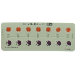 BRILIQUE cpr pell 90 mg 168 pce