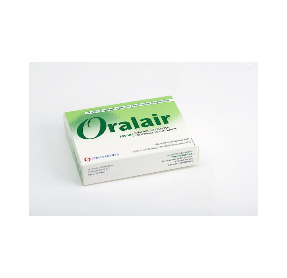 ORALAIR cpr subling 300 IR 90 pce ORALAIR cpr subling 300 IR 90 pce