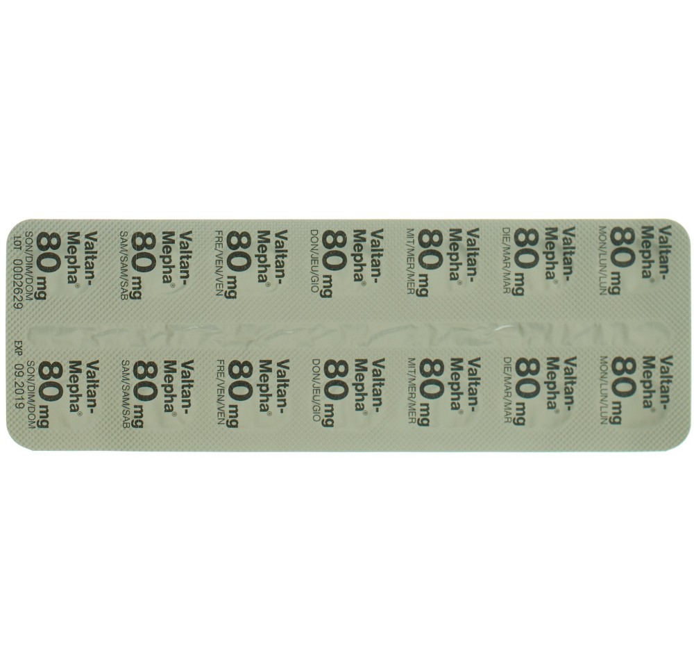 VALTAN Mepha cpr pell 80 mg 98 pce VALTAN Mepha cpr pell 80 mg 98 pce