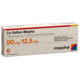CO-VALTAN Mepha cpr pell 80/12.5 mg 28 pce