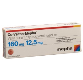 CO-VALTAN Mepha cpr pell 160/12.5 mg 28 pce
