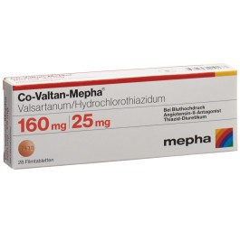 CO-VALTAN Mepha cpr pell 160/25 mg 28 pce