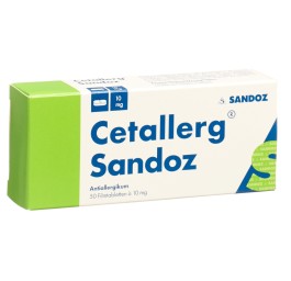 CETALLERG Sandoz cpr pell 10 mg 50 pce
