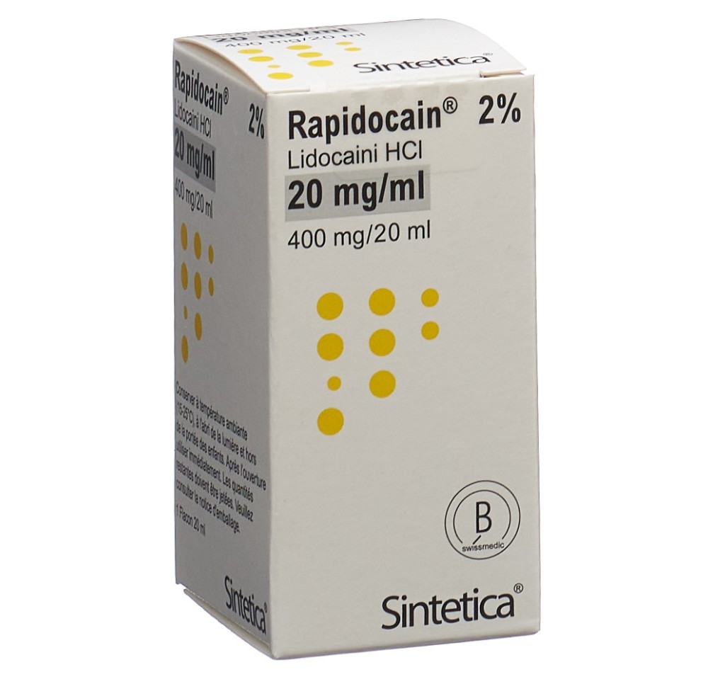 RAPIDOCAIN 400 mg/20ml s cons vial 20 ml RAPIDOCAIN 400 mg/20ml s cons vial 20 ml