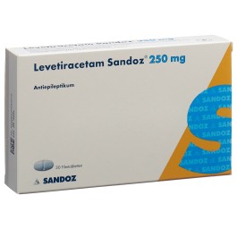LEVETIRACETAM Sandoz cpr pell 250 mg 30 pce