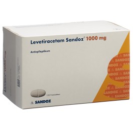 LEVETIRACETAM Sandoz cpr pell 1000 mg 100 pce