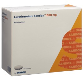 LEVETIRACETAM Sandoz cpr pell 1000 mg 200 pce