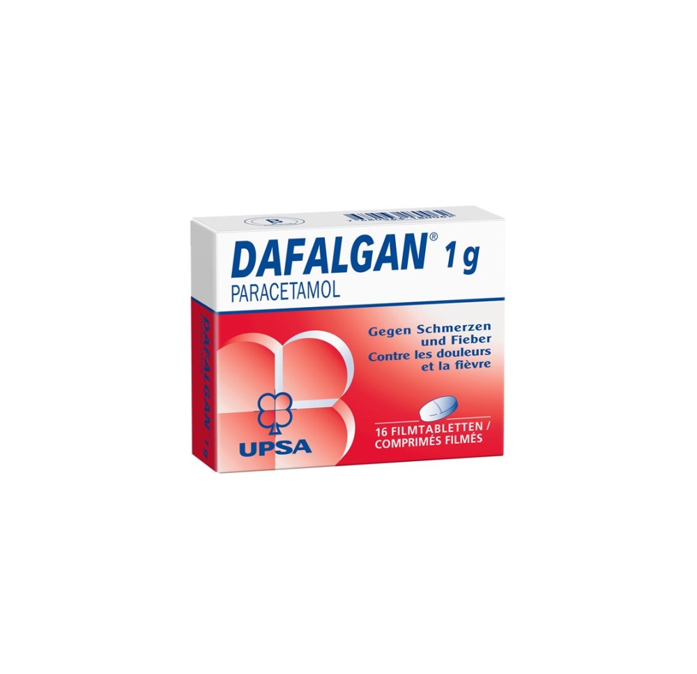 DAFALGAN cpr pell 1 g 16 pce DAFALGAN cpr pell 1 g 16 pce