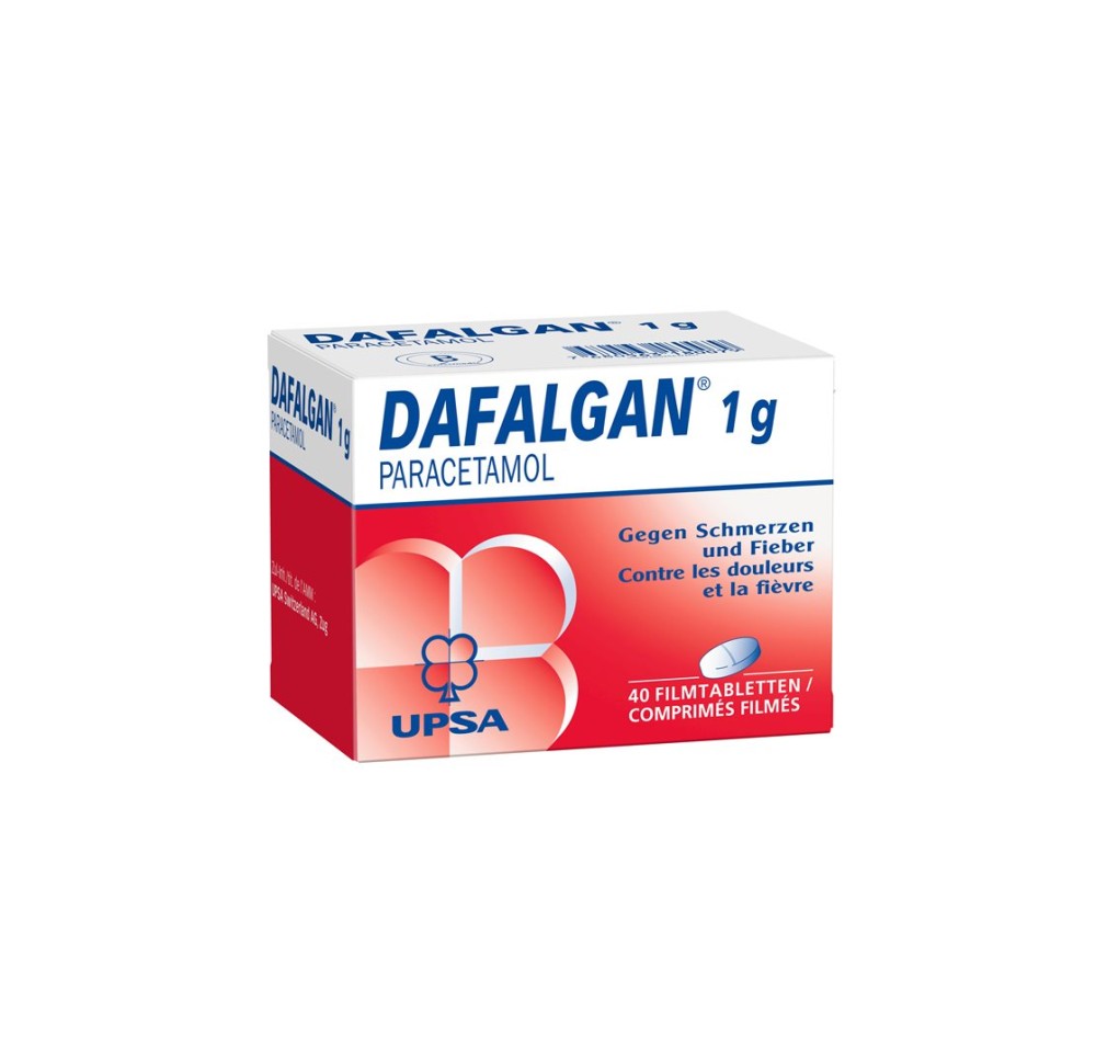 DAFALGAN cpr pell 1 g 40 pce DAFALGAN cpr pell 1 g 40 pce