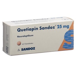 QUETIAPINE Sandoz cpr pell 25 mg 60 pce