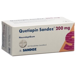 QUETIAPINE Sandoz cpr pell 200 mg 60 pce