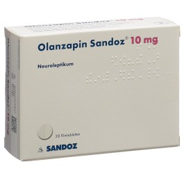 OLANZAPINE Sandoz cpr pell 10 mg 28 pce