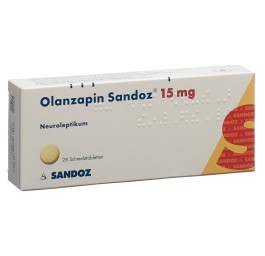 OLANZAPINE Sandoz cpr orodisp 15 mg 28 pce