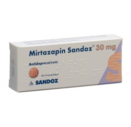 MIRTAZAPINE Sandoz cpr pell 30 mg 10 pce