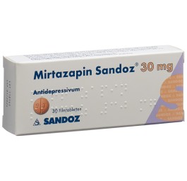 MIRTAZAPINE Sandoz cpr pell 30 mg 30 pce