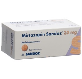 MIRTAZAPINE Sandoz cpr pell 30 mg 100 pce