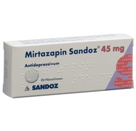 MIRTAZAPINE Sandoz cpr pell 45 mg 30 pce