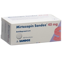 MIRTAZAPINE Sandoz cpr pell 45 mg 100 pce