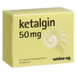 KETALGINE supp 50 mg 50 pce